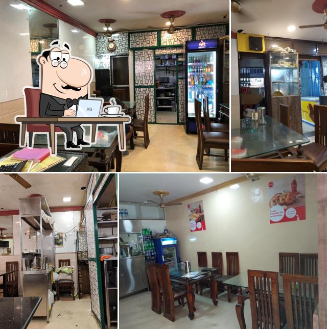 The interior of Kerala Hotel