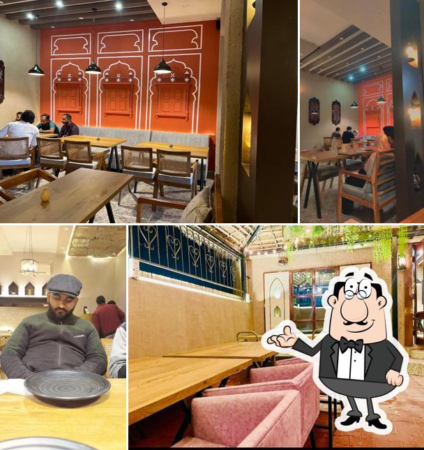 The interior of Meatster Cafe and Barbeque