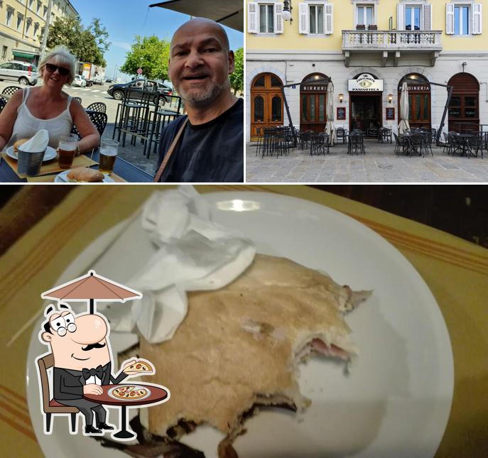 La esterno e dolce del ristorante