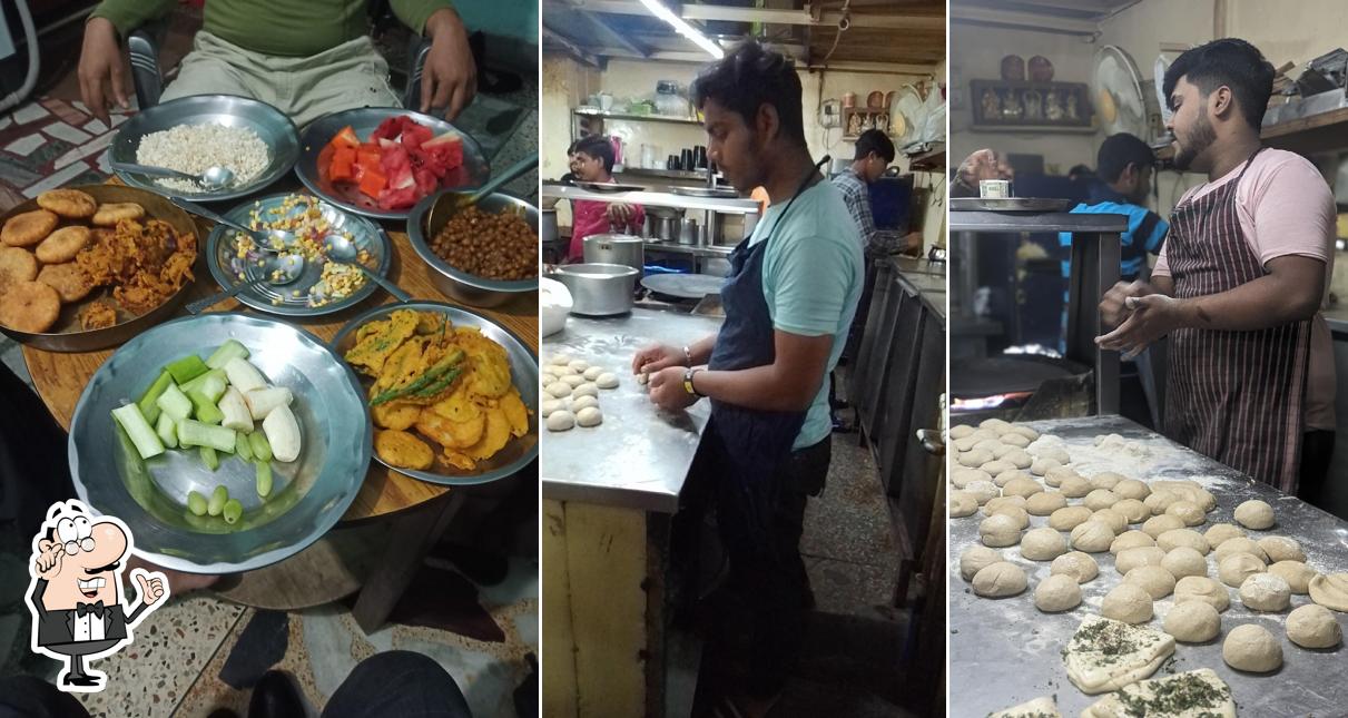 The interior of Anna Dhaba
