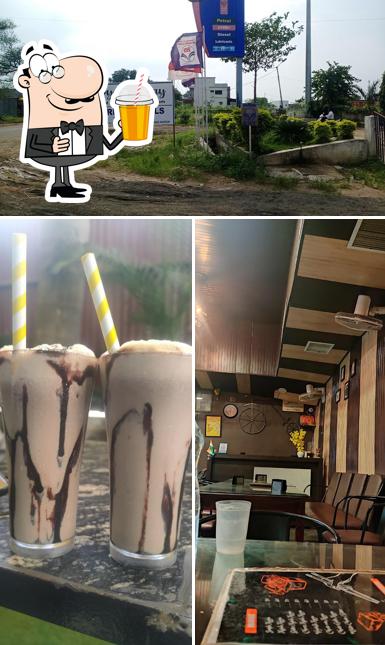 Enjoy a beverage at Cafe By The Way