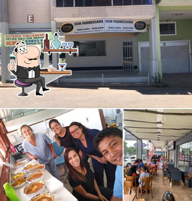 O interior do Dom Parmegiana