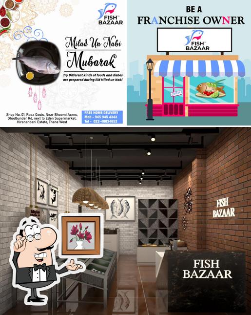 Fish Bazaar - Fresh Fish in Thane, Kolshet ,Hiranandani, Brahmand is distinguished by interior and food