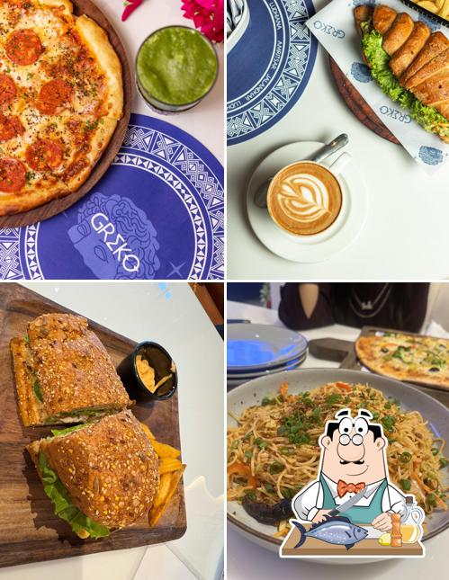 Grilled salmon at Greko Reserve Coffee Shop