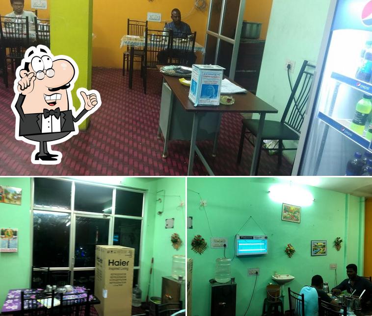 The interior of Harshika Food Court