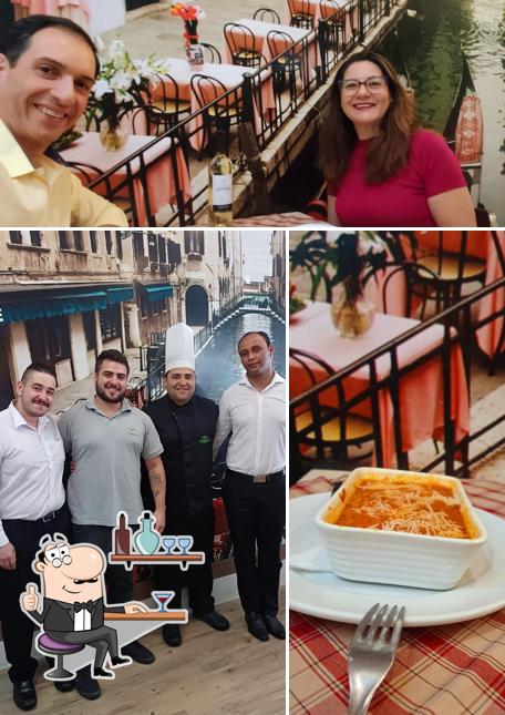 O interior do Figlio Ristorante