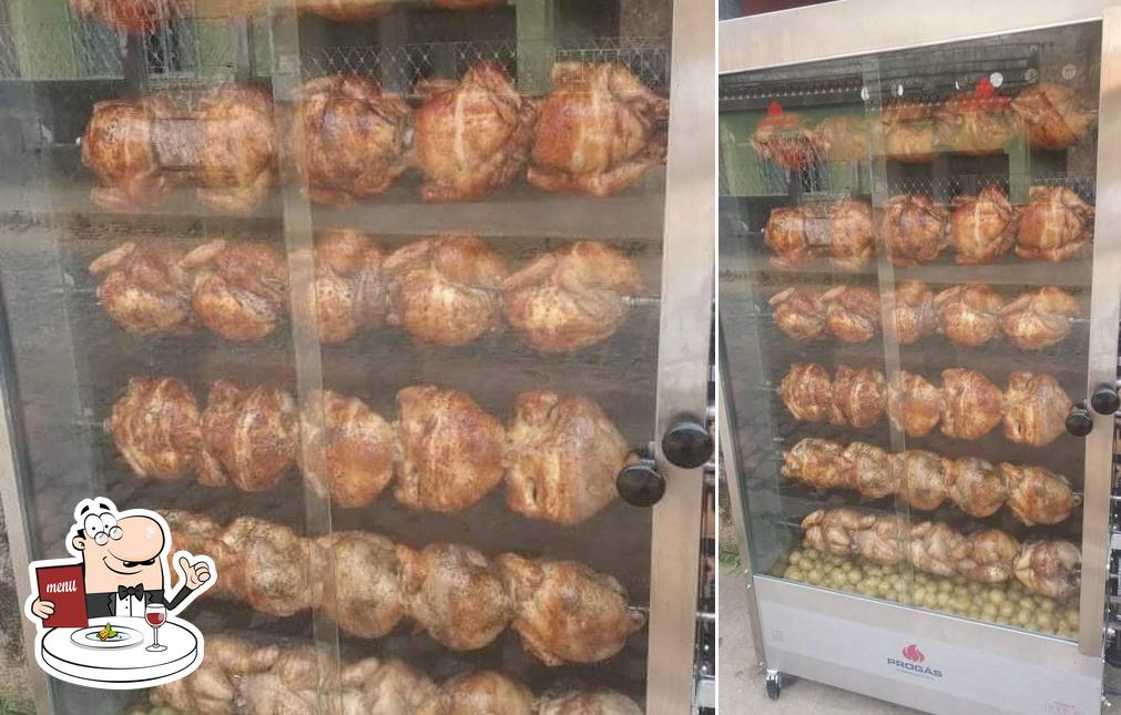 MEU FRANGO ASSADO COM BATATAS