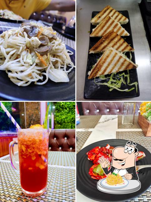 Spaghetti carbonara at Ocean Breeze