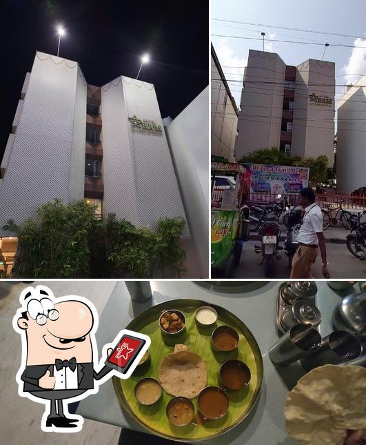 Hotel Ram International is distinguished by exterior and food