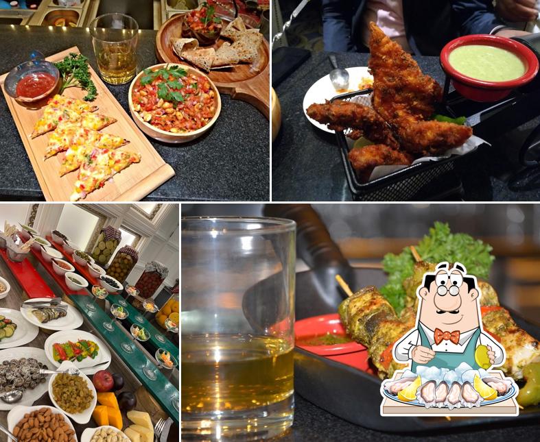 Order seafood at The Gallery Bar