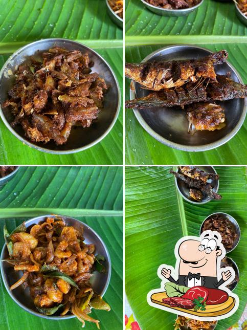 Order meat dishes at വീട്ടിലെ ഊണ്