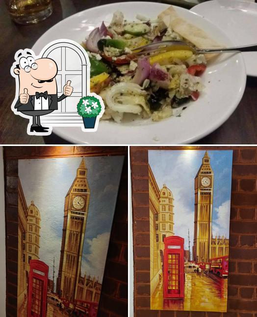 The image of exterior and food at Sky Garden