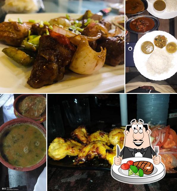 Meat dishes are offered by The Mango Leaf
