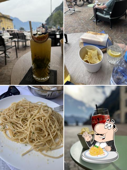 Spaghetti alla carbonara al Antico Caffè Maffei