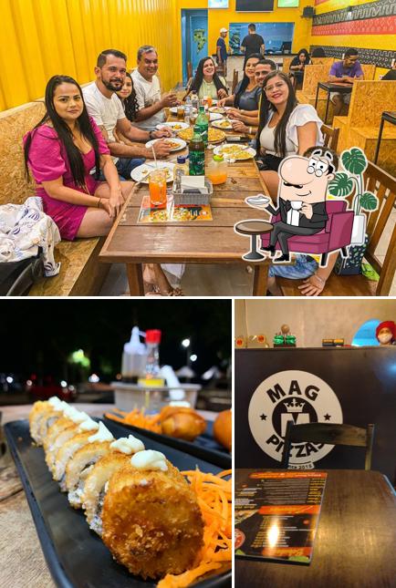 O interior do Mag Pizzas Icoaraci