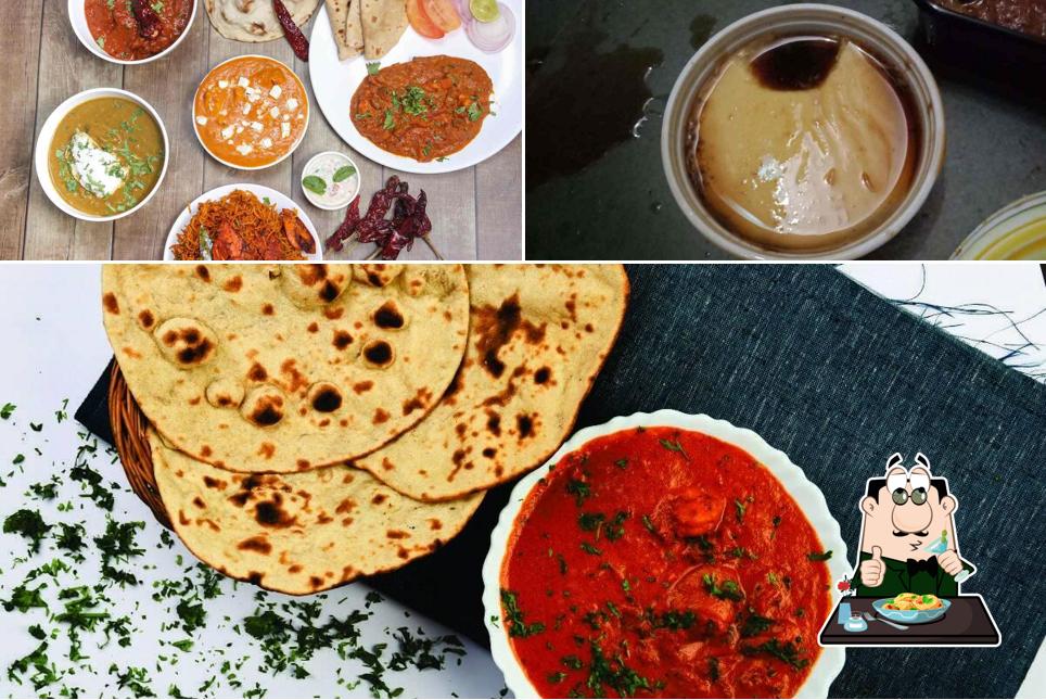 Check out the picture depicting food and beverage at Maharaja Spice