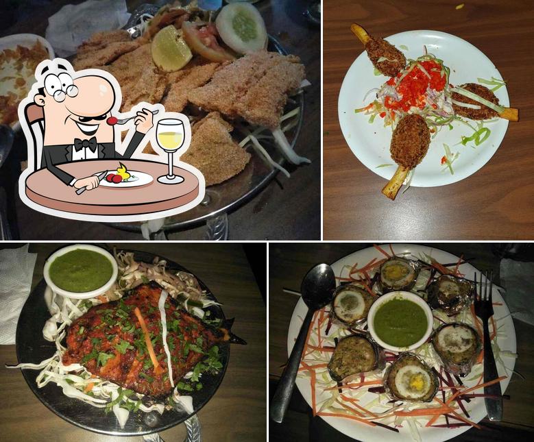 Food at Hotel Garam Masala