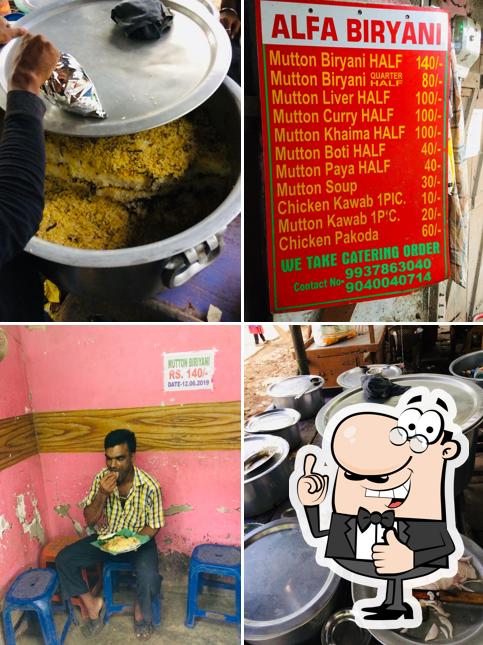 See the pic of Alfa biryani