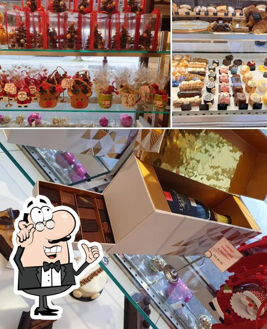 La immagine della interni e cibo di Chocolaterie Alexandre