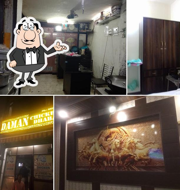 Check out how Daman Chicken Dhaba looks inside
