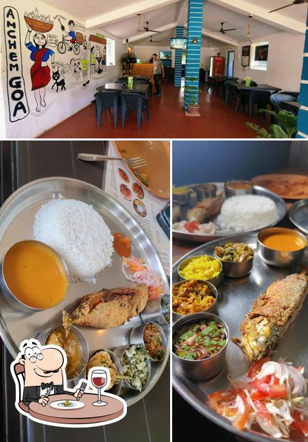 This is the photo displaying food and interior at KK's Kitchen - Best Homemade Goan Fish Thali