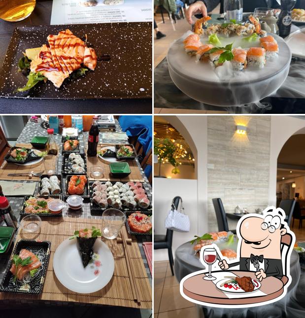Prova i piatti di carne a Kaguya fusion restaurant