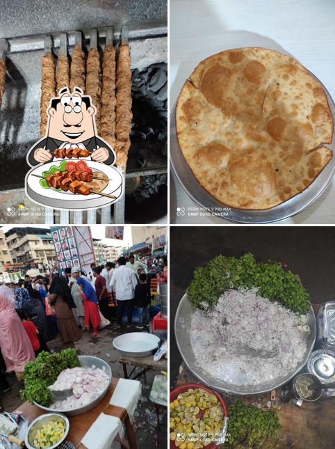 Food at NAUSHAD SEEKH PARATHA CORNER ( saheed seek paratha )