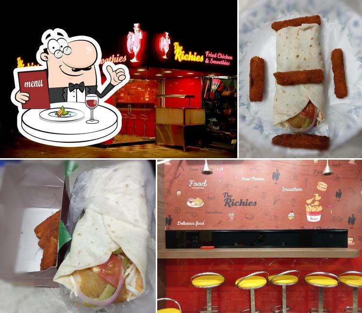 Food at RICHIES FRIED CHICKEN & SMOOTHIES