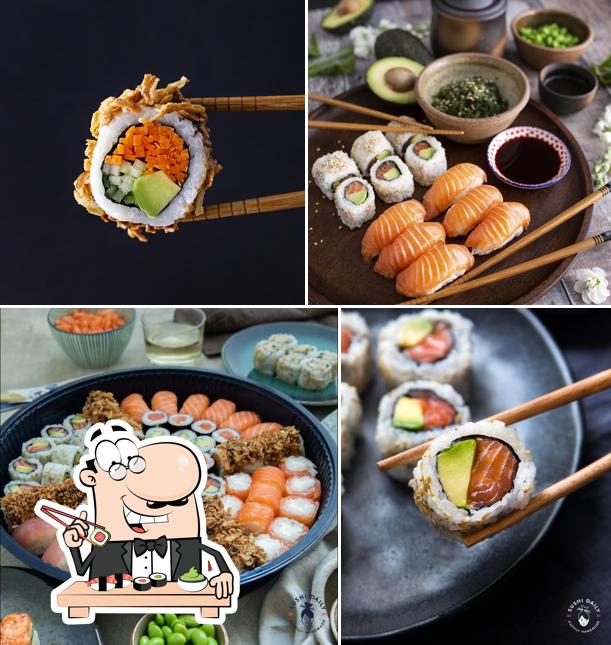 Prenditi le varie opzioni di sushi