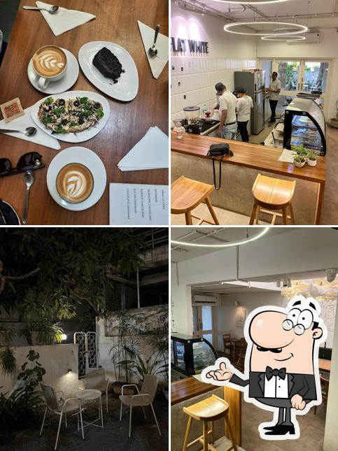 Check out how The Flat White Coffee House looks inside