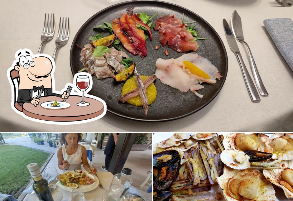 Platti al Trattoria All'Isola