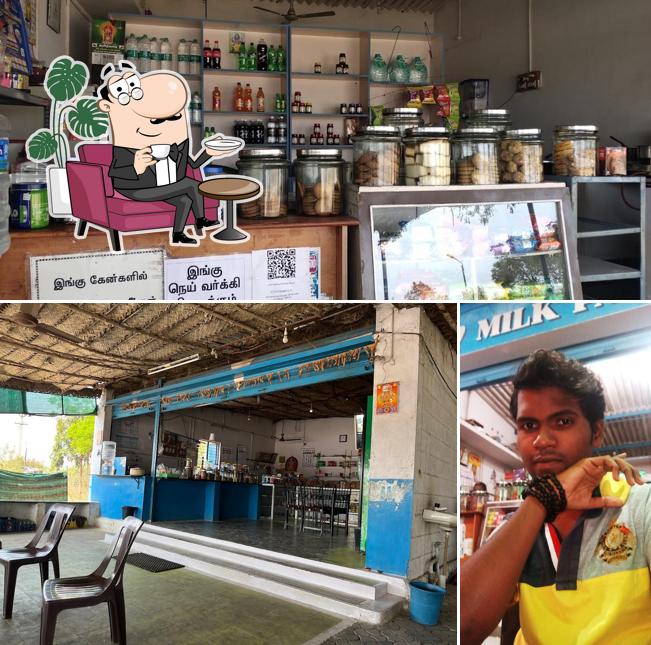 Check out how Aavin Milk Parlour looks inside