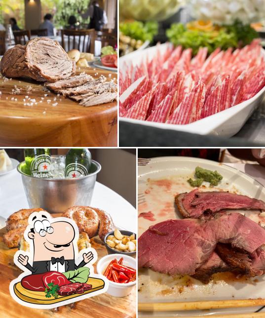 Refeições de carne são servidos no Churrascaria Estância São José dos Campos