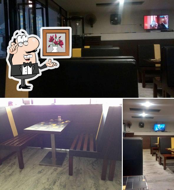 The interior of Food Station