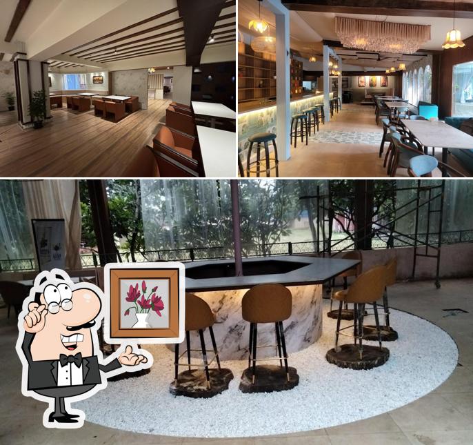 The interior of Global Village Multi-Cuisine Restaurant