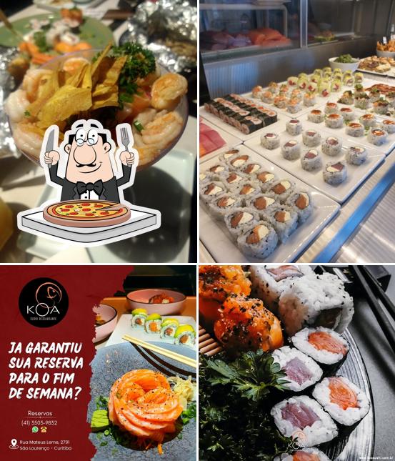 Peça pizza no Koa Sushi Restaurante