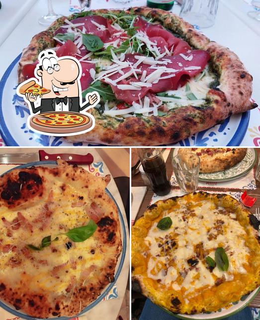 Scegli tra le svariate varianti di pizza