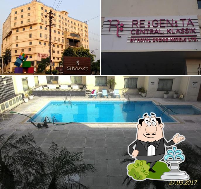 Enjoy the view at the outside area of Regenta Central Klassik