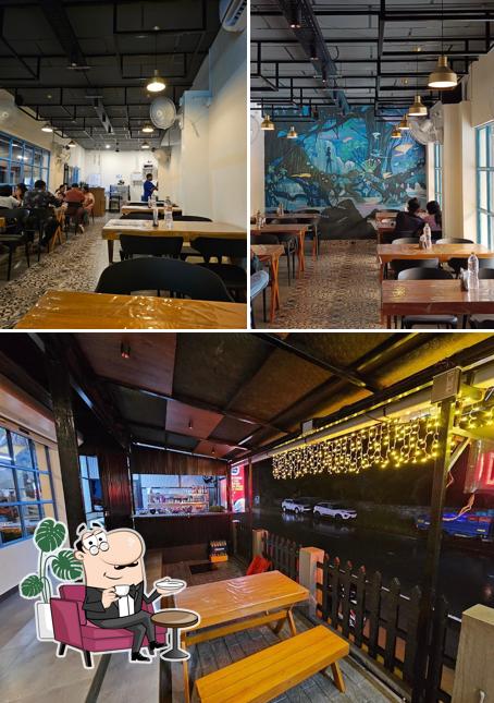 The interior of Cafe Pandora