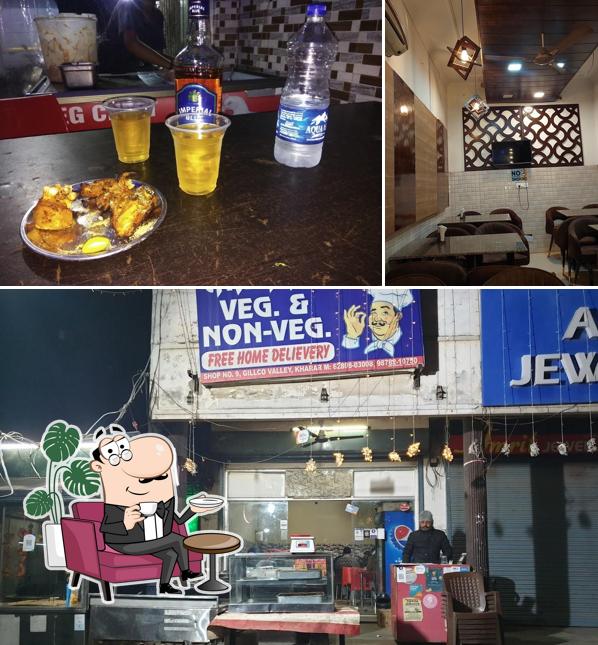 The interior of Chacha Chicken Veg & Nonveg