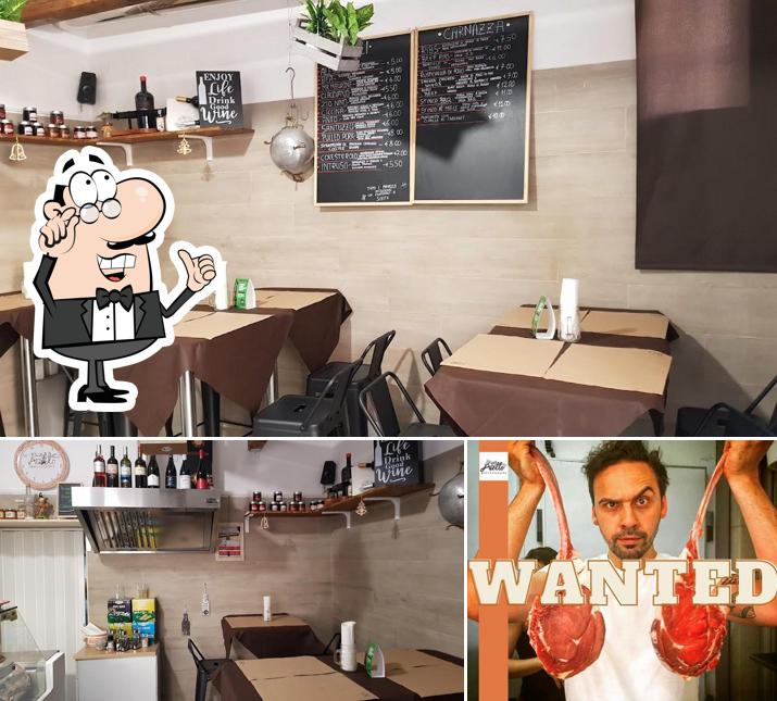 Fratelli Aiello meat & cookers si caratterizza per la interni e cibo