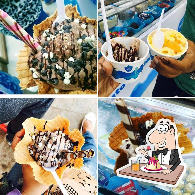 Don’t forget to order a dessert at Iceberg Icecreams
