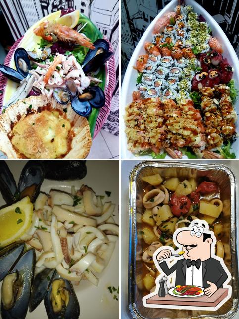 Platti al Fish and Chips Sushi Home