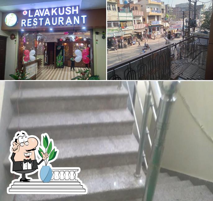 The exterior of Lav kush family restaurant