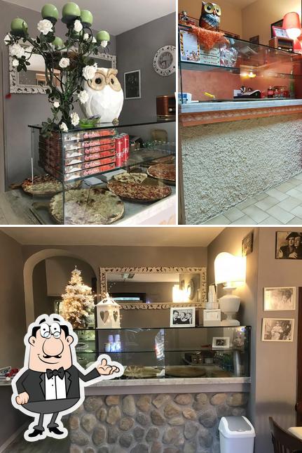 Gli interni di Pizzeria da Totó