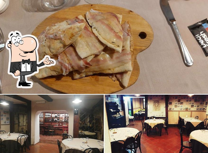 Tra le varie cose da Ristorante L'Armistizio 1848 si possono trovare la interni e cibo
