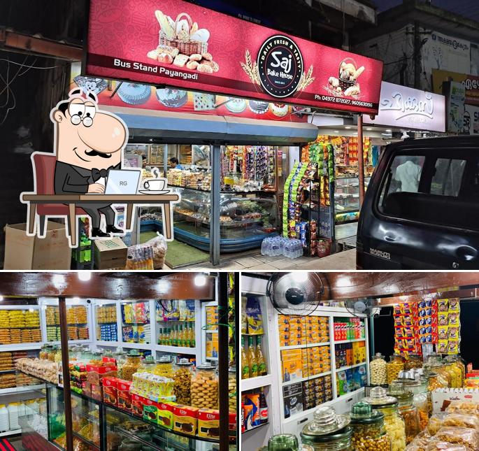 The interior of Shaji Bakes