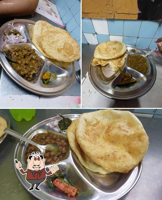 Chole bhature at Shivam Chilled Point