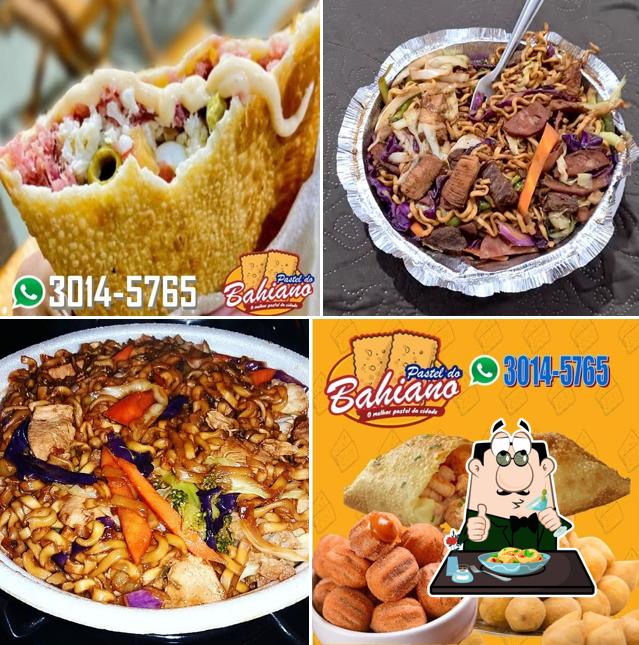 Platos en Pastel do Bahiano