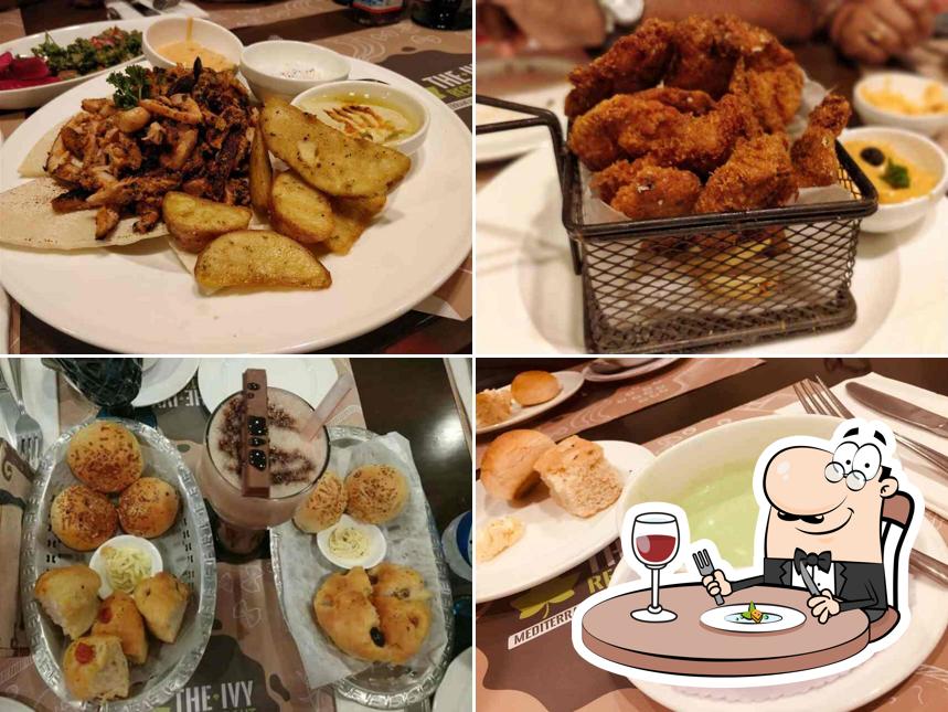 Food at The IVY Restaurant